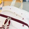 Star Print Student Schoolbag Color Contrast Women's Large Capacity Backpack