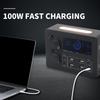 LCD Display Mini Power Box 12V 100W Power Box with LED Lights USB-C & QC3.0 Ports Control Hub for RV SUV Boats Emergency Outdoor