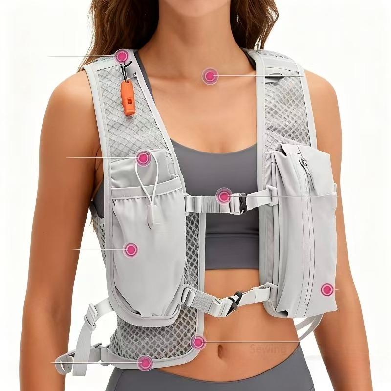 Ultra-light breathable sports vest backpack,Suitable for cycling,running, hiking,Outdoor gear with pocket and hydration backpack
