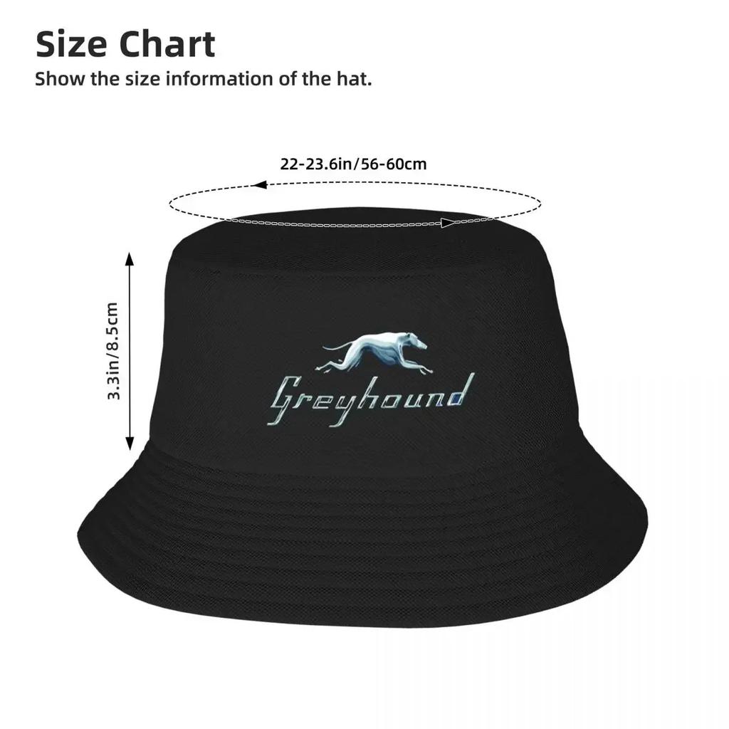 Greyhound Blue Bus Logo Eimerhut Panama Für Kinder Bob Hüte Outdoor Cool Fischer Sommer Angeln Unisex Kappen