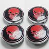 Universal Skull Head Wheel Hub Decal Sticker for Cars, 56mm or 60mm.