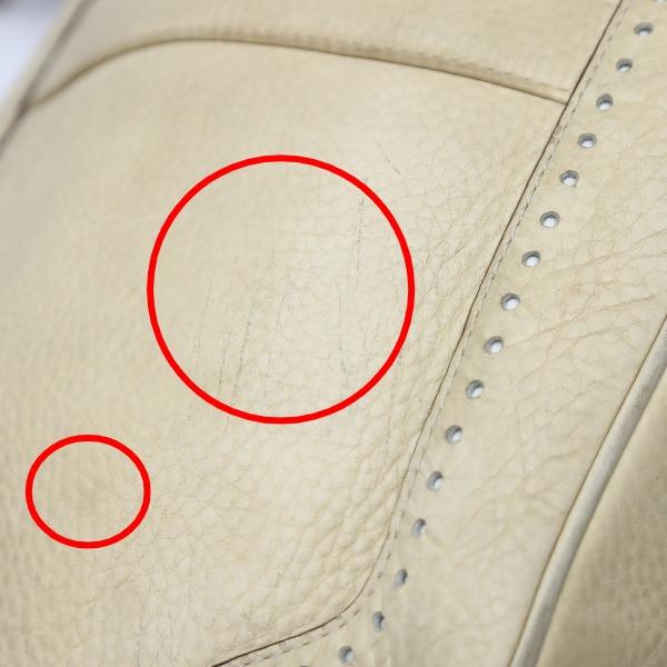 COACH leather Tote Bag leather beige Women 5056 Used