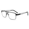Readers Men Blue Light Blocking Reading Glasses Metal Frame Spring Hinge Presbyopia +0.50-3.5 Diopter Magnifier Lens Eyewear