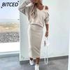 Women's Fashion Casual Solid Color Print Long Sleeve Pants Suits Sweatshirt
