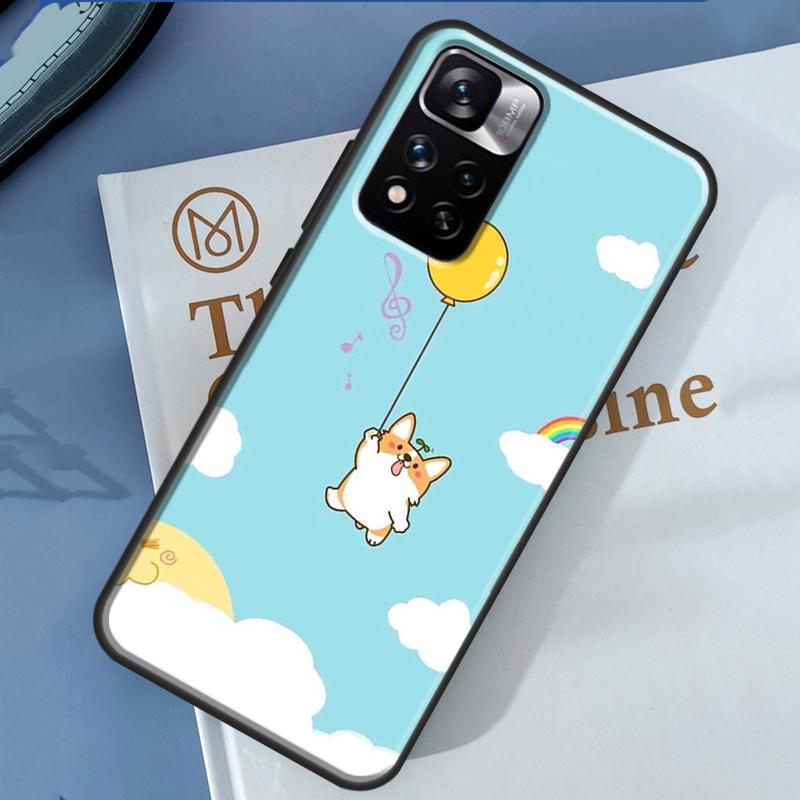 Cartoon Corgi Hoesje Voor Xiaomi Redmi 14C 13C 10C 12C Redmi Note 13 14 Pro 12 11 9 10 9S 10S 11S 12S Cover