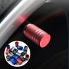 4 Uds. Tapas para vástago de válvula de neumático de coche, tapa de válvula de neumático de estilo moleteado, vástago de rueda de aluminio, tapa de válvula de aire, accesorios universales para coche