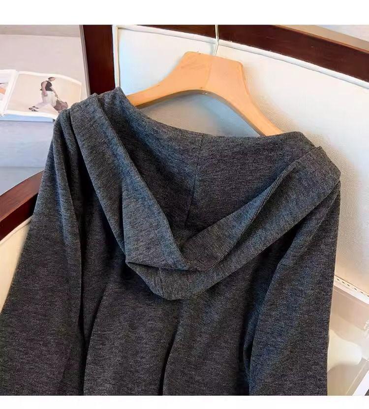 Women's Plus Size Hooded Top & Wide Leg Pants Set - Casual, Slimming, Stylish Two-Piece