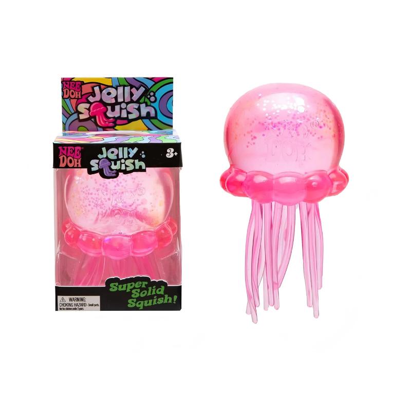 Schylling Needoh Jellyfish Squishy Random Color Soft Stress Relief Toy Cute Relaxing Squeeze Sensory Toy