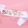 Superior Bride Celebrating Hair Accessories Set For Wedding Bachelorette And Bridal Shower Celebrations