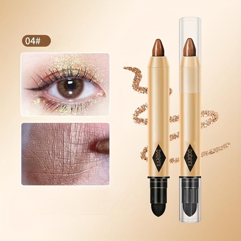 Highlighter Eyeshadow Pencil Shimmer Contouring Brightening Double-headed Eyeshadow Stick Lazy Eyeshadow Makeup