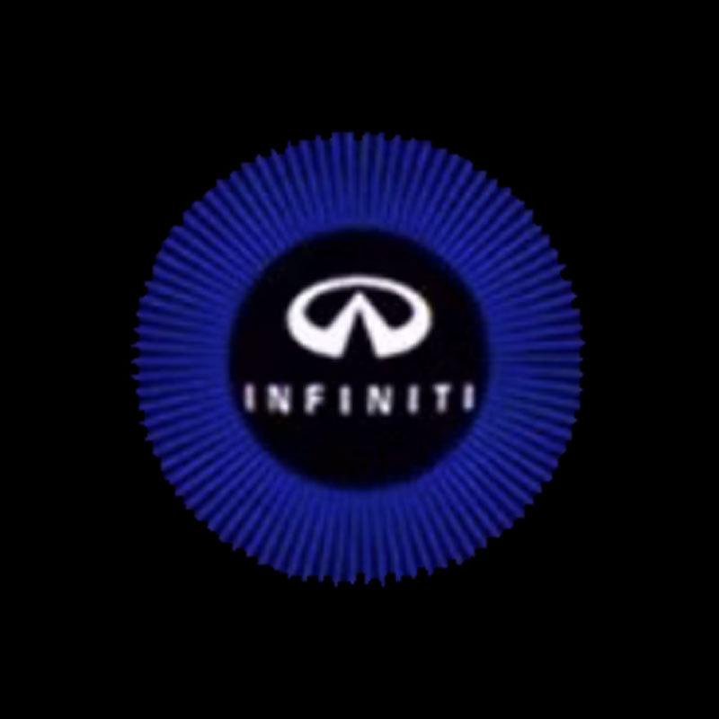 Infiniti FX GM EX QX Кастомні світлодіодні проектори на двері з вітальним логотипом
