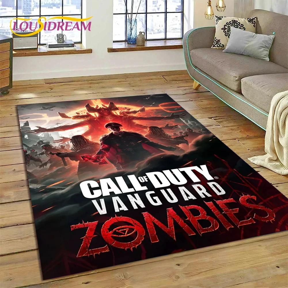 Call of Duty War Game Gamer COD Teppich für Schlafzimmer Wohnzimmer Zuhause Sofadekoration, Kinder Spiel Große Dekoration Bodenmatte Geschenk