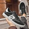 Modische Schnür-Herren-Laufschuhe 2024 Neue Einfache Skate-Schuhe Herren Luxus Atmungsaktive Sneakers Schuh Herren Mode Lässige Lederschuhe
