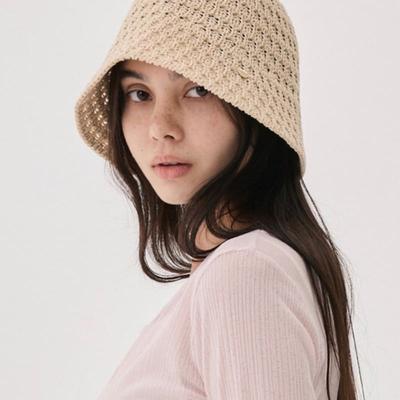 LILYKORI [צבע חדש]כובע דלי לסריגה יומיומית
