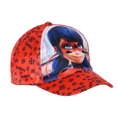 MIRACULOUS LADYBUG Girls RED Fisher Hat Size 52 /& 54 cm