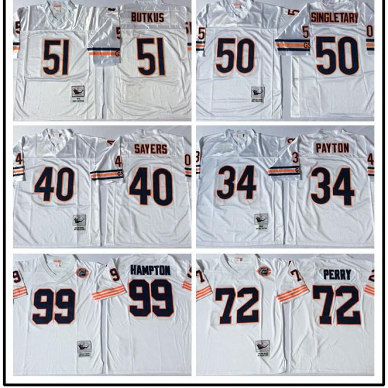 Chicago Bears Retro Rugby Jersey Men Women Cotton Embroidered Sports Fan Apparel Game Day Outdoor Wear