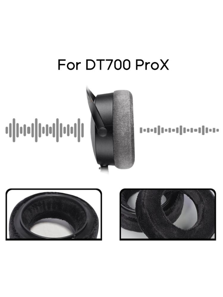 Ear Pads Ear Cushion for DT700 ProX Headphone Earpads Sleeves Earcups Qualified Flannel Ear Pads Cushions