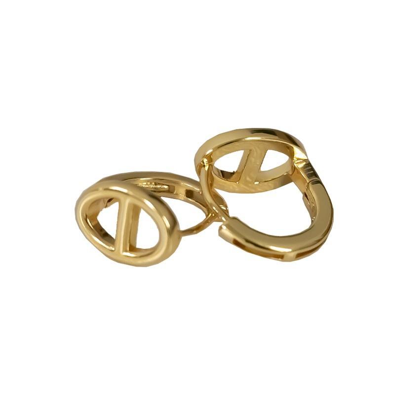 Unique Design Geometric Pig Nose Earrings Vintage And Trendy Ear Accessories