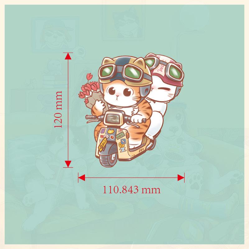 New Funny Pet Cat Car Sticker Car Body Creative Decals Decor Accessories for Car /Electric Vehicles/ Motorcycles DIY Decorative
