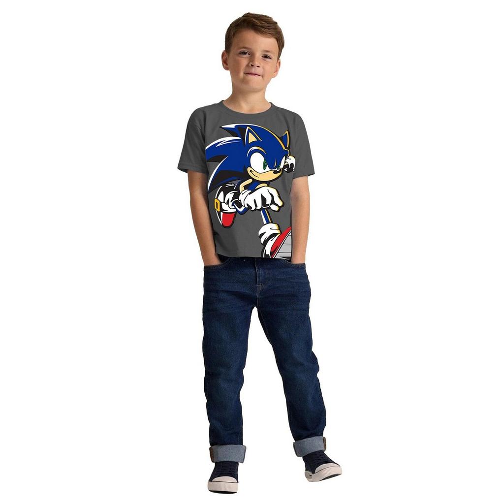 Sonic The Hedgehog Childrens/Kids Team Sonic Characters T-Shirt (Pack of 3)
