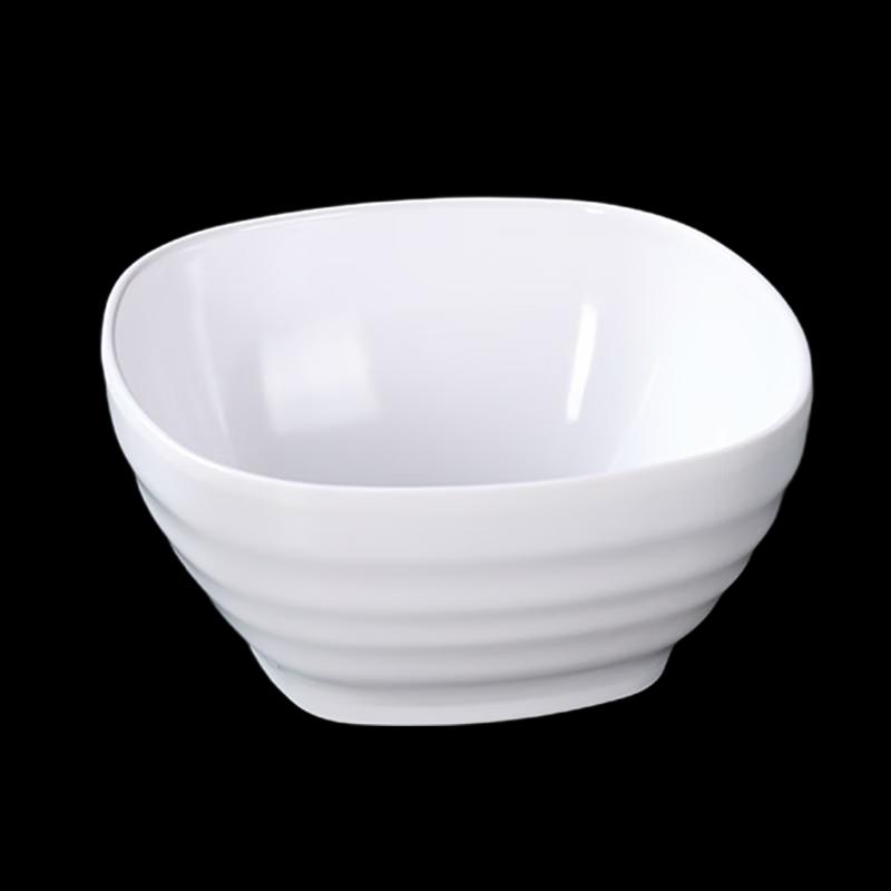 Bailaien Commercial Melamine Rice/Soup Bowls (10-Pack)