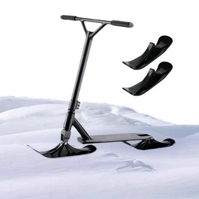 2PCS Scooter Sled Warm Sled Board Balance Bike Snow Ski Sled