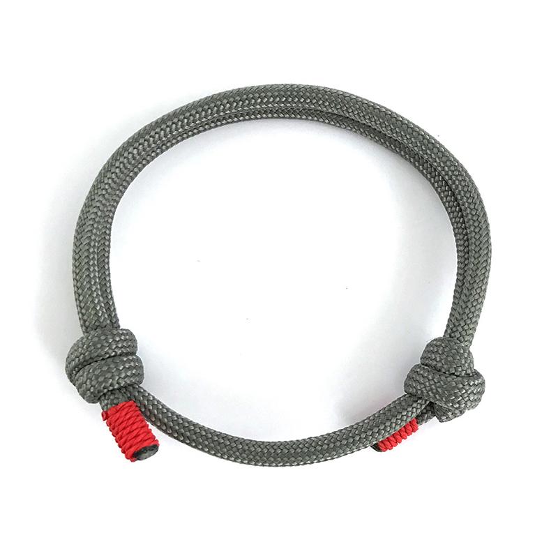 Einfacher Stil Paracord-Armband Herren Schieb- und verstellbares Armband Nautisches Armband Notfall Rettung Überleben Armband Armband