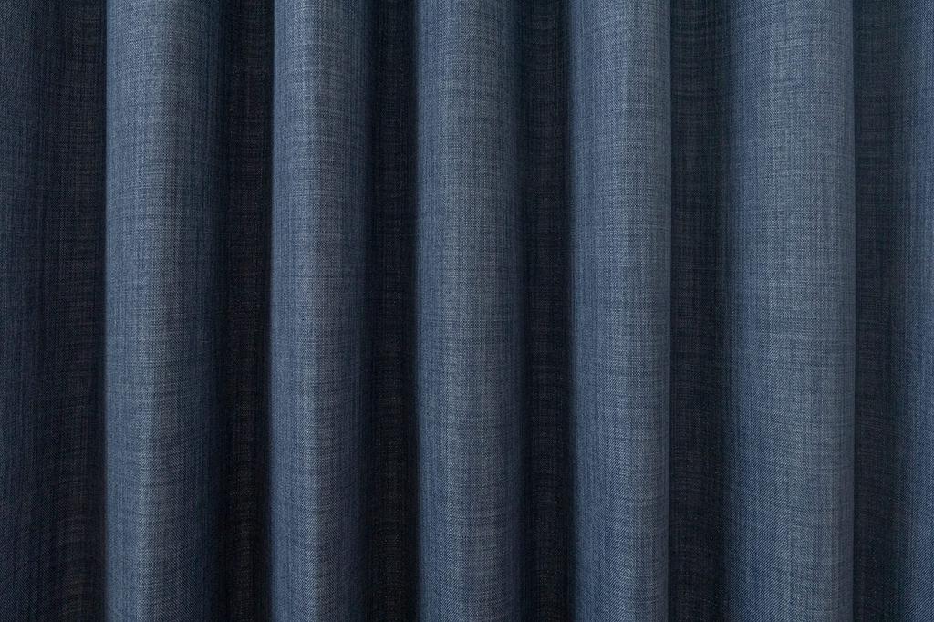 Univer Drape 100cm Wide x 135cm Set of Grade 1 Light Shape Navy and Jade Curtains, Long, 2, Blocking, Memory, Washable,