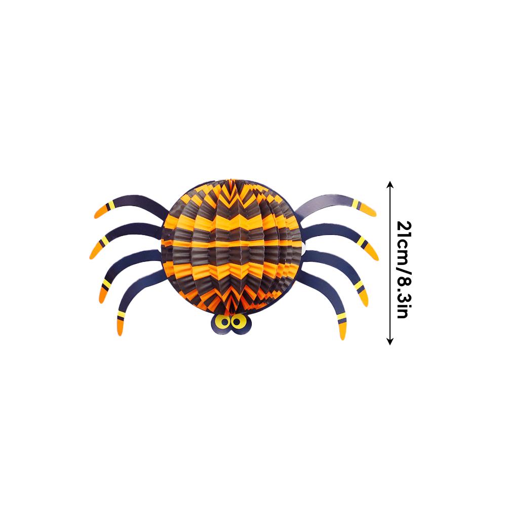 Halloween Hängedeko Geist Hexe Spinne Kürbis Papierlaternen DIY Halloween Hänge-Bastelarbeiten Halloween Veranda Deckenhänger