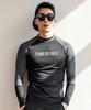 Tyubeuteuli Maillot de protection anti-UV ajusté pour homme avec blocs de couleur A217 Noir