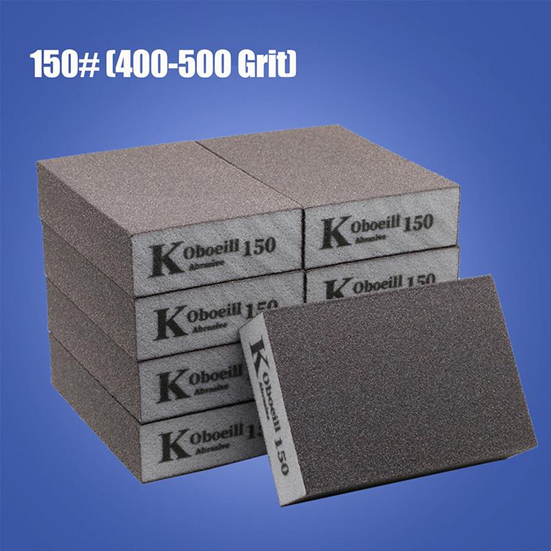 

6 шт./набор Моющиеся шлифовальные блоки для стен, для удаления окалины, очистки песка, дерева, металла, для удаления ржавчины, 36-220# Шлифовальные губки, Полировальные блоки, Кирпич-щетка