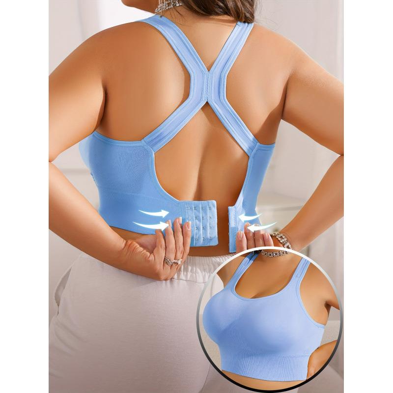 Women Sports Bra Workout Push Up Seamless Sexy Fast Dry Yoga Fitness Removeable Pads Shockproof Running Wire Free X Shape Back