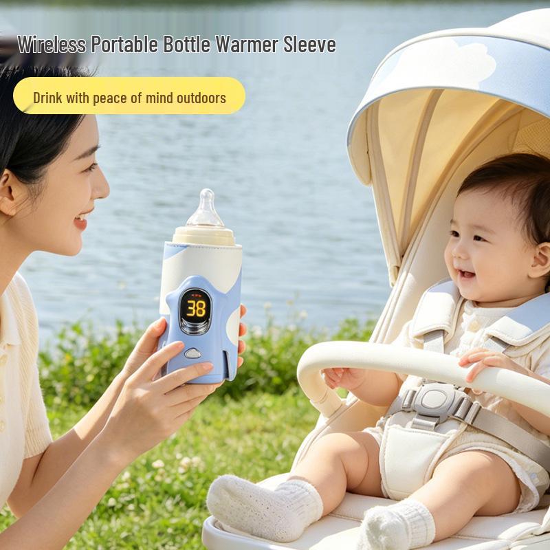 Wireless Baby Bottle Insulator & Portable Milk Warmer for Constant Temperature