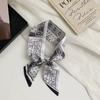 New long silk scarves, high-end spring and summer travel, tied hair, bag decoration, streamer, multi-functional fashion headband, tied hair
