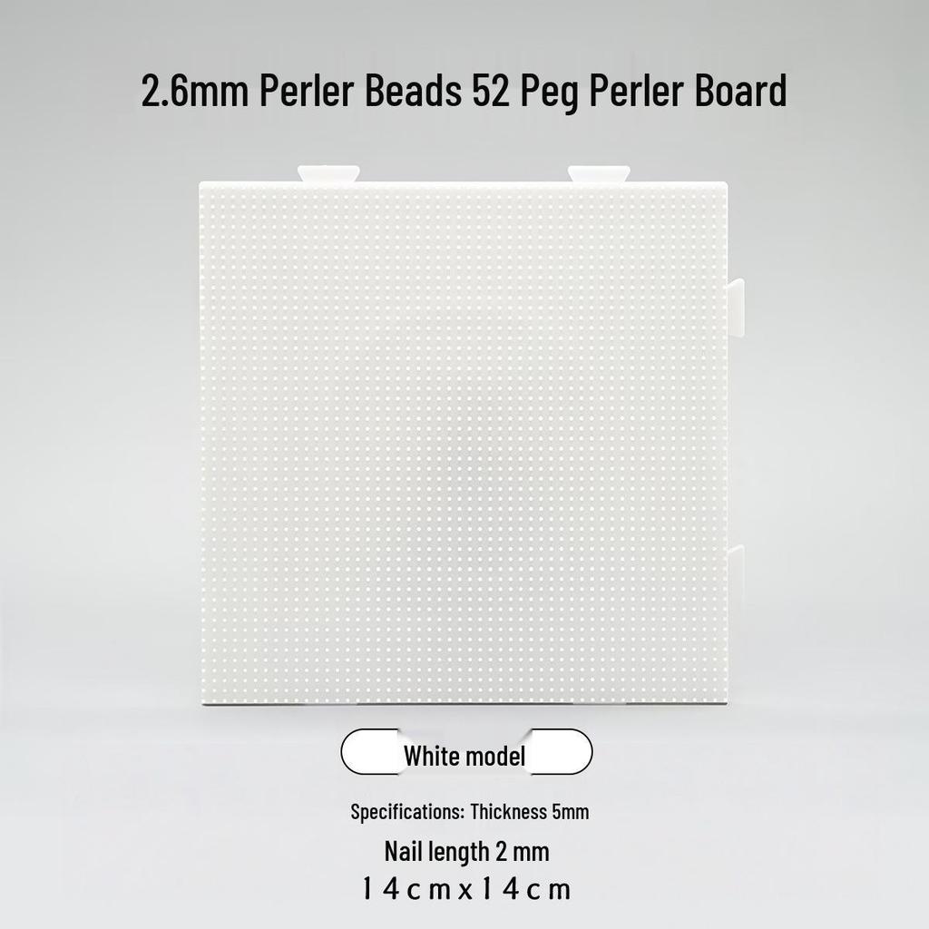 Heat-Resistant 2.6mm Pegboard Nails Set, 104 Pins for Perler Beads Mat Tool