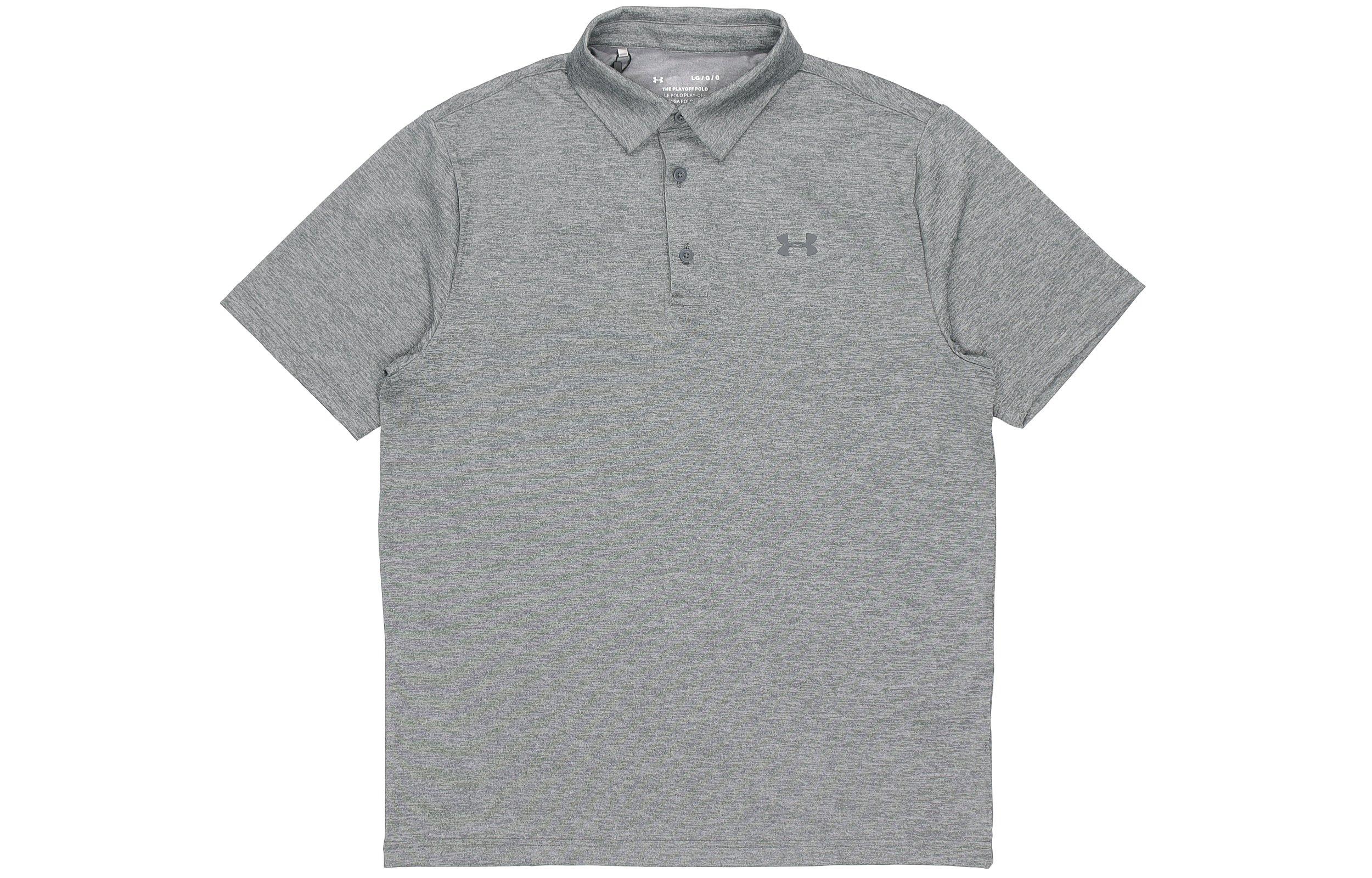 Under Armour Polo Shirt Men s Silver Gray 1351131-036 L