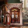 10-Sheet Vintage Wooden Door Theme Hard Card Stickers, Retro Door Frame Patterns & Sturdy Material, for Journal DIY
