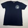 West Yellowstone Montana Graphic Shirt Navy Mens L Grizzly Wolf Discovery Center Unisex T-Shirt