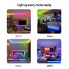 5050 LED Light Strip, 30 LEDs/m, Colorful Chasing, 5V Remote Control, Audio Reactive, Decorative, Cuttable