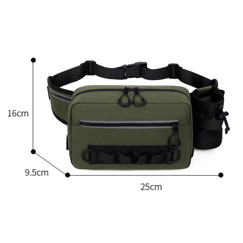 Versatile Fishing Crossbody Backpack: Multi-Functional Unisex Shoulder Bag for Outdoor Gear