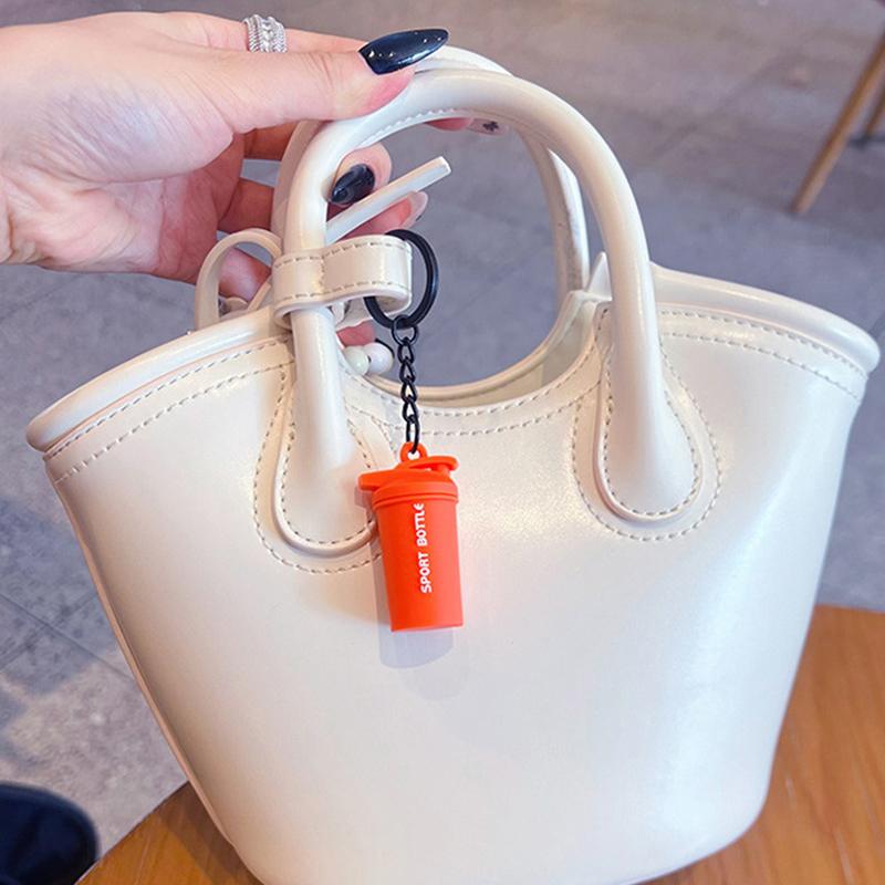 Yogodlns Handmade Silicone Bag Pendant Cute Candy Color Fashion Backpack Handbag Hanging Bags Accessories