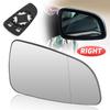 Left Right Door Side Rear View Heated Wing Mirror Glass With Backing Plate For Vauxhall Astra H 2004 2005 2006 2007 2008 2009
