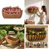 Modern Minimalist Plant Pot With Natural Coconut Coir Material For Home Gardening Decor