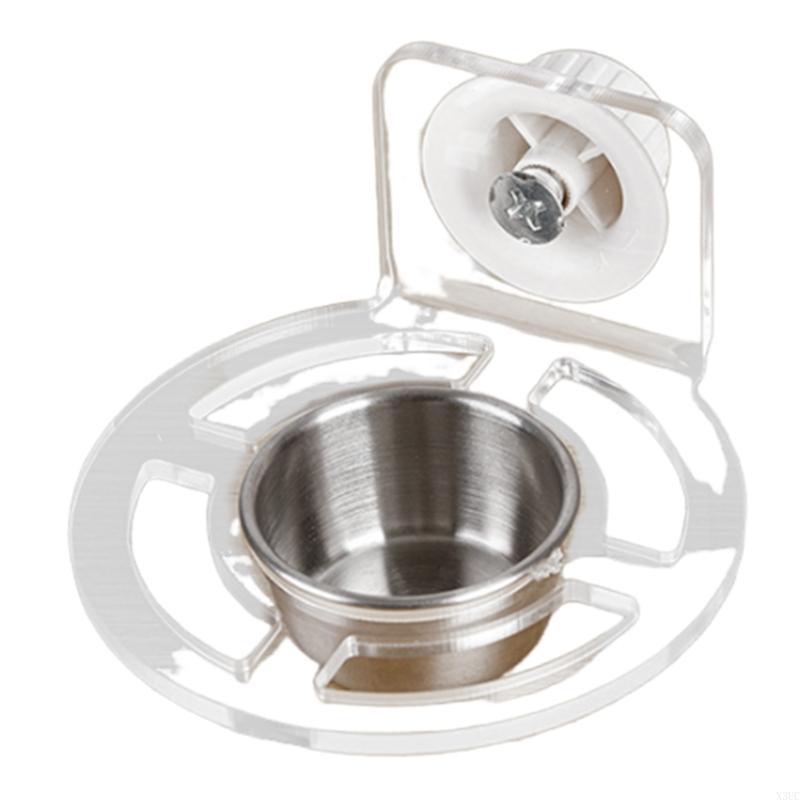 Large Capacity Bird Feeders Hygienic Bird Feeding Bowl Bird Feeders Water Drinker for Budgies and Small Birds X3UC