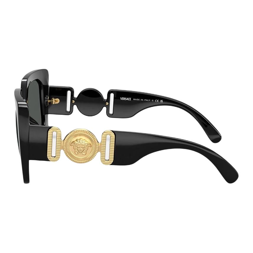 Versace Logo Detail Square Sunglasses Women sunglasses Black O4478U-OGB18755_ONUL