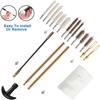 19pcs/Set Gun Barrel Cleaning Kit Pistol Handguns Rod Cleaner Brush Tools for 11/29/9mm 10/45 Caliber Rifle Shotgun Hunting Tool