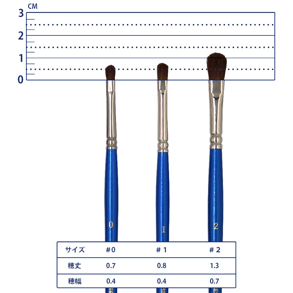 Athena Horsehair Brush Mop Set of 3 10001014