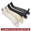 Car Interior Front Rear Left Right Door Ide Pull Handle Panel Trim Replacement For BMW X3 X4 G01 G02 G08 F97 F98 2018-