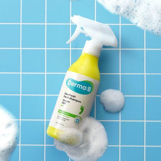 Derma B Deo Fresh Foot Shampoo 400ml (Choose 1 of 3 types: Cool Lime/Clean Cotton/Forest)