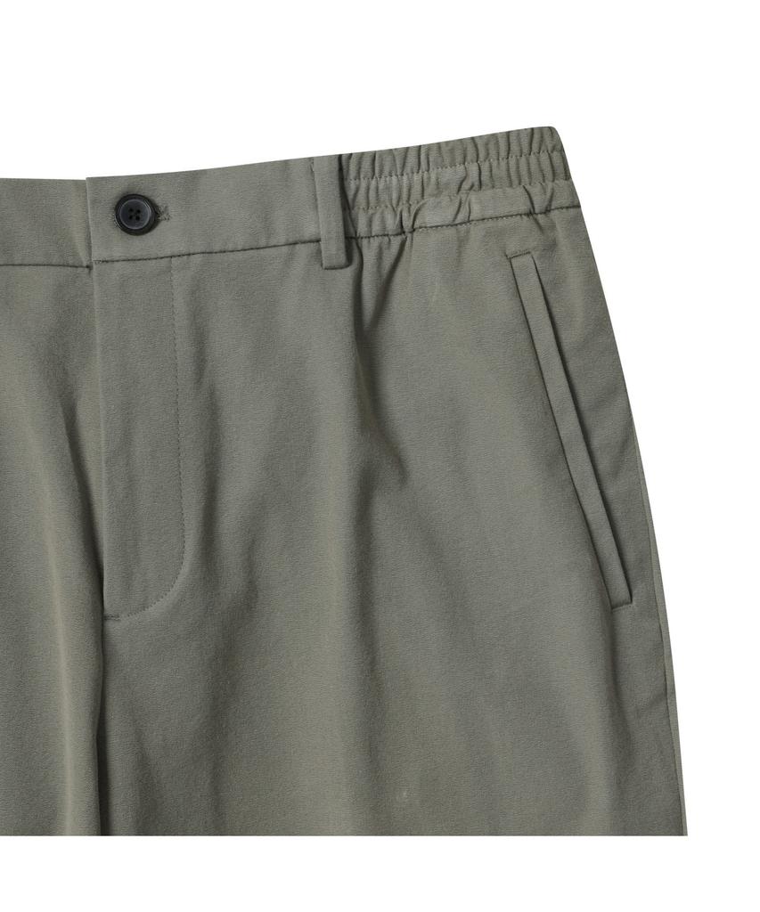 Keoseuuteommellou Khaki Tapered Fit Cotton Pants_Cwpas25111Khx